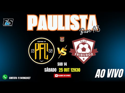 CAMPEONATO PAULISTA DE FUTSAL BASE A3 - PULO FUTSAL  X FRIBURGO SUB 14 - QUARTAS DE FINAIS