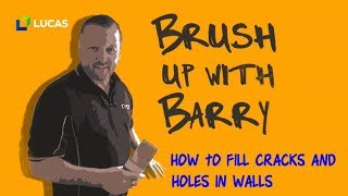 How To Fill Cracks and Holes In Walls Before Painting - Tutorial