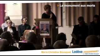 preview picture of video 'Le monument aux morts, un patrimoine lodévois retrouvé'