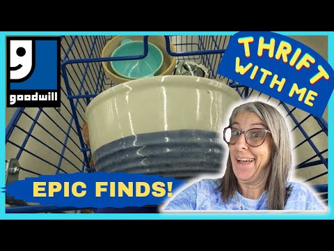MOST EPIC FINDS EVER Thrifting at the Goodwill Bins Thrift With Me