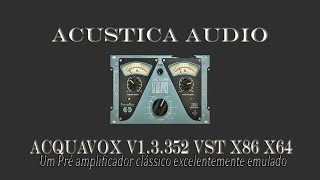 Video thumbnail for Plugin Acustica Audio AcquaVox v1.3.352 Gratuito by Cláudio Peixoto