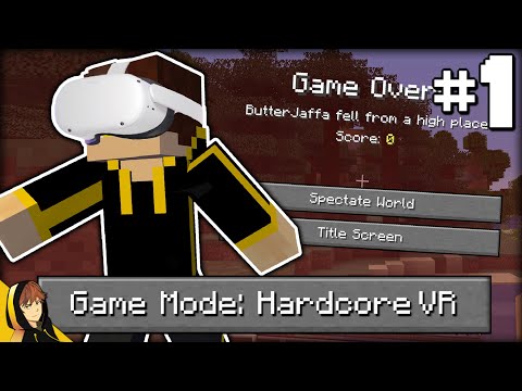 Insane VR Hardcore Minecraft Challenge! Can I Beat It?!