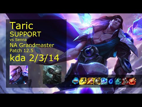 Rank 4 NA Taric Support: Taric vs Senna