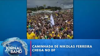 Ato pela liberdade para os presos do 8 de janeiro chega no DF | Jornal da Band