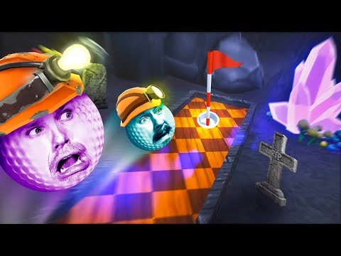 Golfing in a Haunted Mineshaft! | Golf It [Ep 18] Video