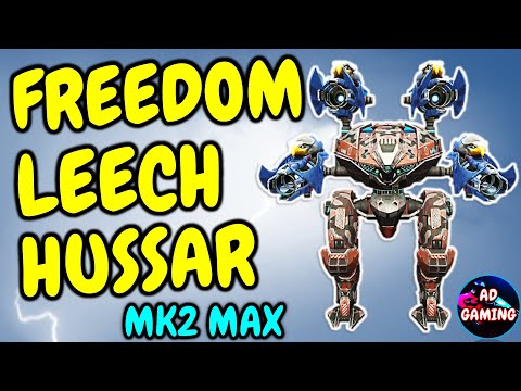 FREEDOM HUSSAR LEECH Gameplay - War Robots MK2 Gameplay WR