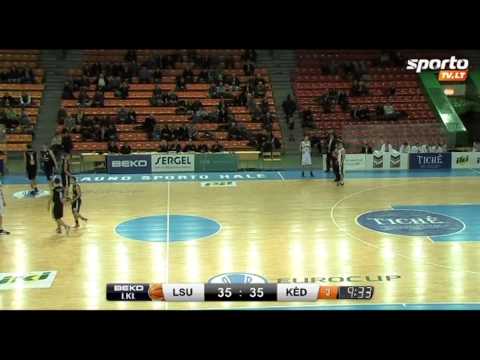 BEKO LKL: Kauno LSU-Baltai - Kėdainių Nevėžis