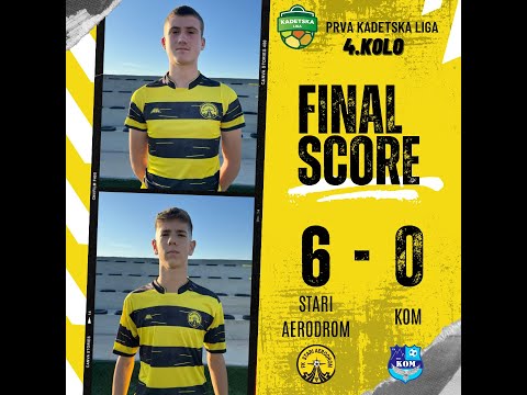 Kadeti 2009 / 10 - FK Stari Aerodrom vs FK Kom - Reportaža