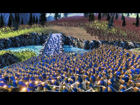 Massive Army Of Spartans Lay Siege To Castle Defended By Golden Knights, Soul Tyrants, Jedi & Jason