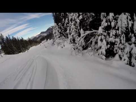 Blue piste nr.10, from Brhliska 1423m - Biela Put 1117m (Jasna, Low Tatras, Slovakia)