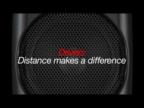 iLoud Micro Monitor  - 6. Drivers. Distance makes a difference