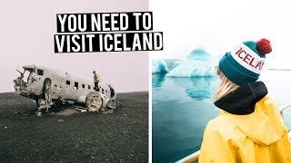This is WHY you should visit ICELAND | Glacier Lagoon, Diamond Beach & Plane Crash