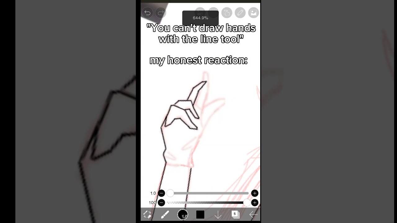 if you can't draw hands, draw them in a way you can 🙇🏻 #ibispaintx #drawing #drawinghands