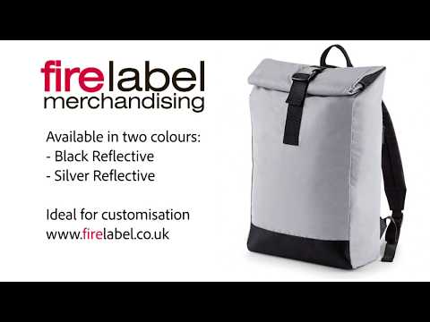 BagBase Reflective Roll-top Rucksack - BG138 - Fire Label Merchandising