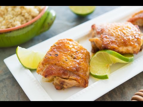 Sticky Honey Lime Chicken Recipe {quick & easy}