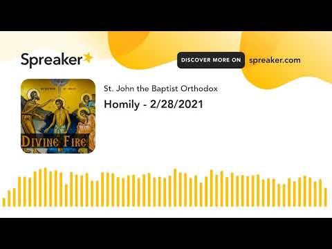 Homily - 2/28/2021