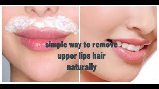 UPPER LIP HAIRS remove naturally &amp; permanently... Robineetu vlog
