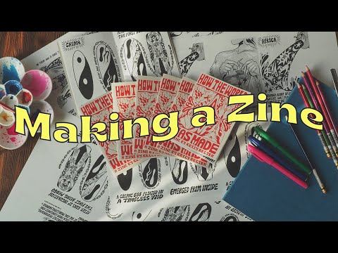 How to Make a ZINE in 24 Hours | riso + screenprinting