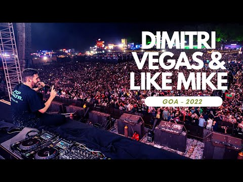 Dimitri Vegas Live On "Entry Intro" @ Sunburn Festival, Goa, India - 2022