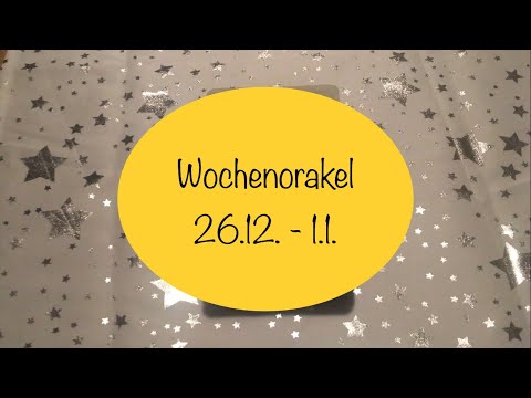 Wochenorakel vom 26.12. - 1.1.