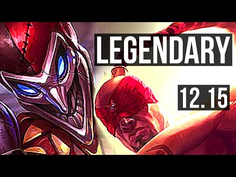 SHACO vs LEE SIN (JNG) | 13/0/4, 3.3M mastery, 2100+ games, Legendary | EUW Master | 12.15