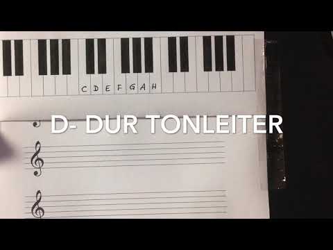 D-Dur Tonleiter bilden