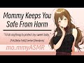 Mommy Keeps You Safe From Harm F4A Baby Talk Comfort Headpats