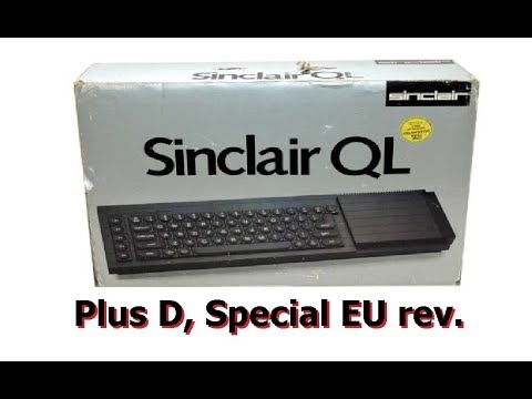 Sinclair QL Plus-D Special - 1985 - Keyboard fix and tear-down, part 2/2.