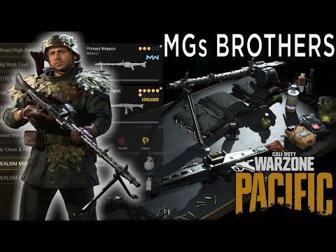 MG 34 & MG 42 "REALISM" on Warzone Pacific Rebirth Island Resurgence PS5 Gameplay 2x WINs