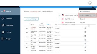 Cisco Calling User Portal - Getting Started with Languages