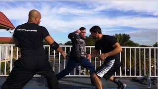 Rehearsal footage from \