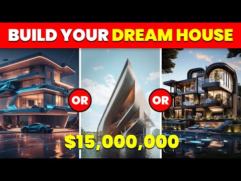Would You Rather...? Build Your $15,000,000 HOUSE 🤑💸 Futuristic Luxury Fantasy House