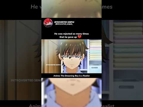 He was rejected so many times that he gave up