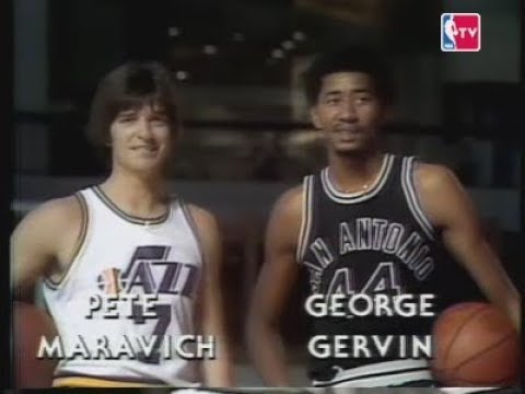 NBA H-O-R-S-E 1978 Pistol Pete Maravich vs. George Gervin [HD]