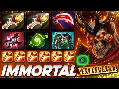 Wraith King Mega Rapier Comeback - Dota 2 Pro Gameplay [Watch & Learn]