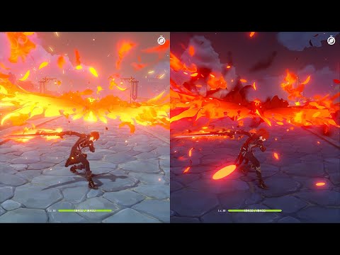 watch this before you buy diluc’s skin (skin comparison)