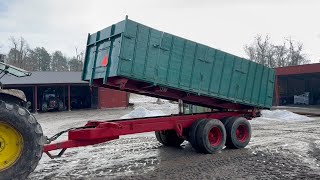العربات المقطورة شاحنة قلابة Spannm&aring;lsk&auml;rra med hydraulisk tipp och Bakl&auml;m | صورة 4 - Autoline