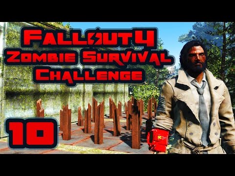 Let's Play Fallout 4: Zombie Survival Challenge - Part 10 - Your Infection Worsens