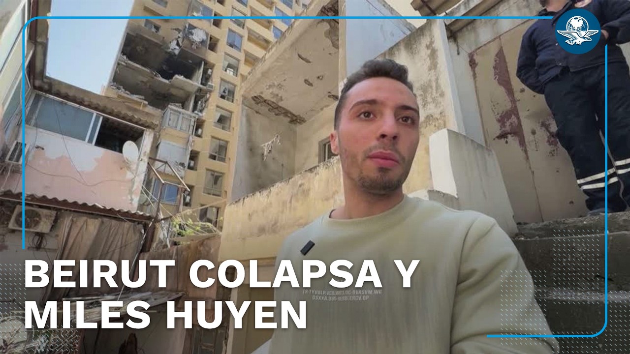 Beirut bajo ataque de Israel; bombardean Líbano y crisis humanitaria crece