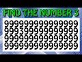 Find the odd Number - Letter - Spot the difference game. DEFAULT Thumbnail