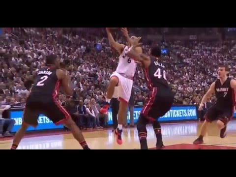 Bismack Biyombo Alley-OOP SLAM DUNK | RAPTORS vs HEAT | GAME 5 | MAY 11, 2016 | 2016 NBA Playoffs