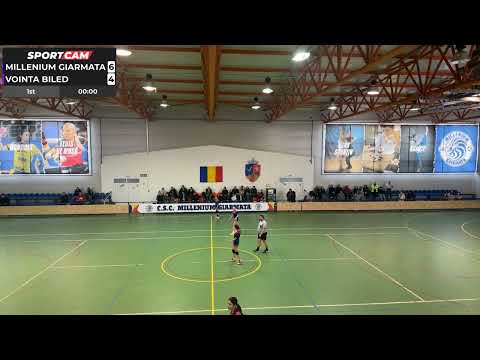 Millenium Giarmata - Vointa Biled handbal Junioare 3 -09.02.2025 repriza 1