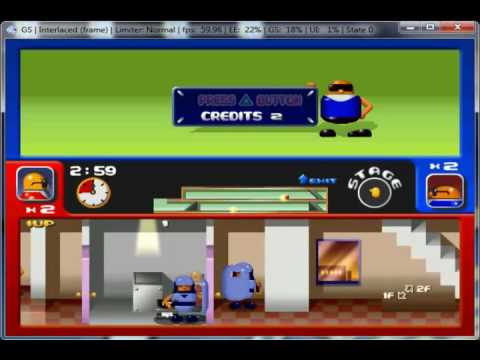 Sega Ages 2500 Series Vol. 6 - Bonanza Brothers on PCSX2 0.9.7 - Playstation 2 Emulator