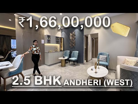 1.66 Cr 2.5 bhk in 102 Downtown Paradigm Alaya, Andheri West, Mumbai