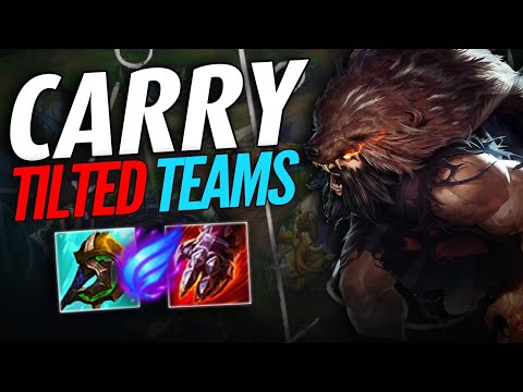 How to carry people that DON'T WANT TO WIN + New 1v9 Udyr build