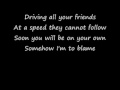 Jonas Brothers - Turn Right with lyrics 