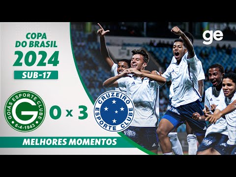 Gols e lances de Goiás x Cruzeiro