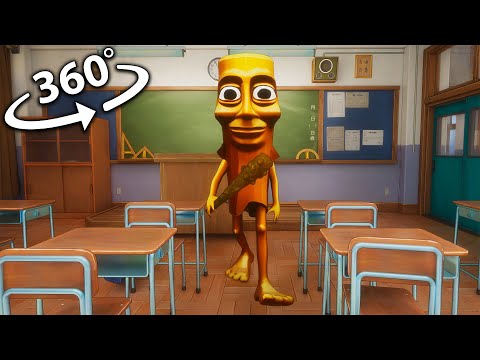 VR 360° - Tung Tung Tung Sahur In School | Meme Mayhem 4K