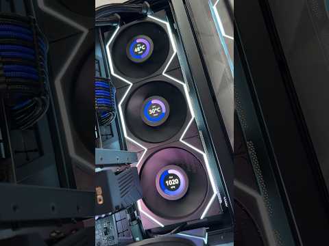 THIS TIME IN A BUILD - LIAN LI TL LCD REVERSE #asmr 🔊