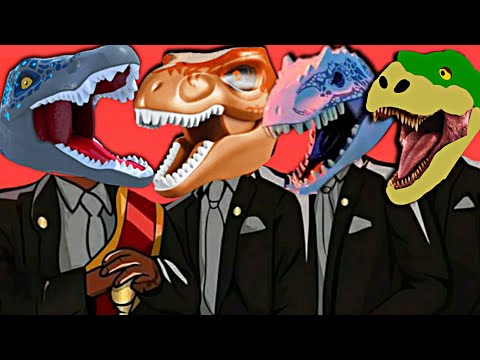LEGO® Jurassic World: Mission: Rescue Blue the Dinosaur & Huggy Wuggy - Coffin Dance Meme